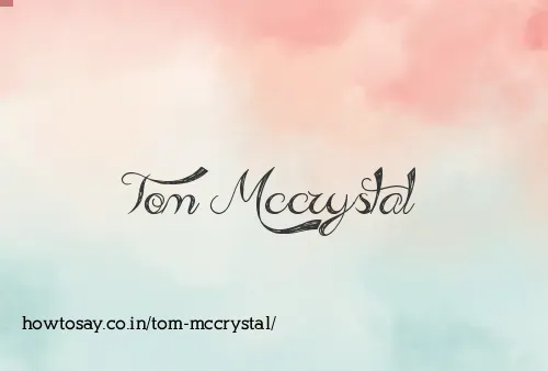 Tom Mccrystal
