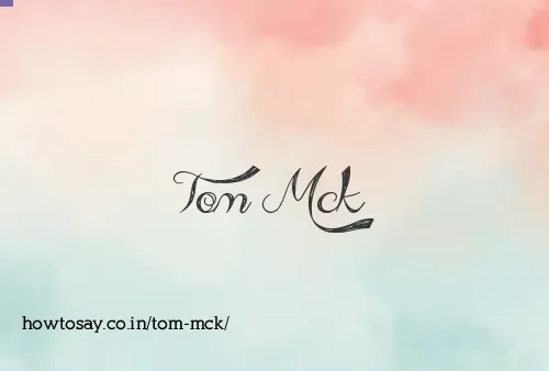 Tom Mck