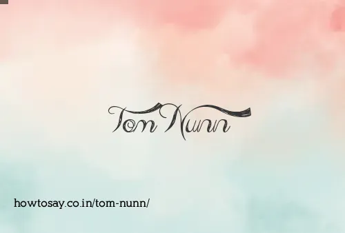 Tom Nunn
