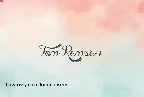 Tom Remsen