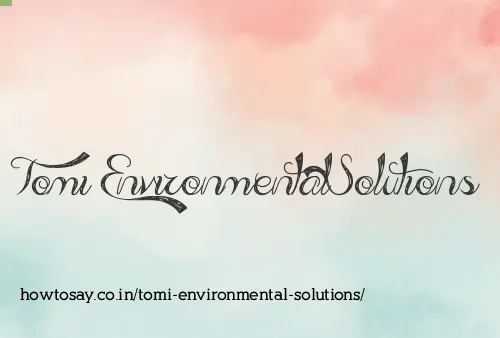 Tomi Environmental Solutions