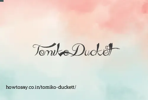 Tomiko Duckett