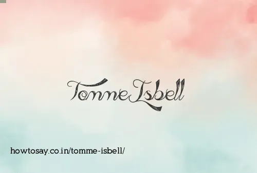 Tomme Isbell