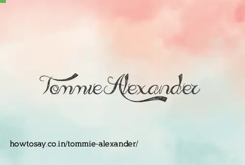 Tommie Alexander