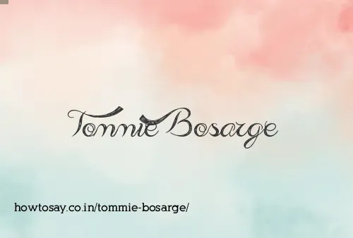 Tommie Bosarge