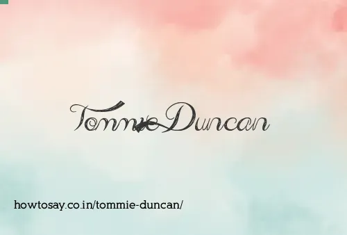 Tommie Duncan