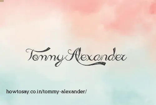 Tommy Alexander
