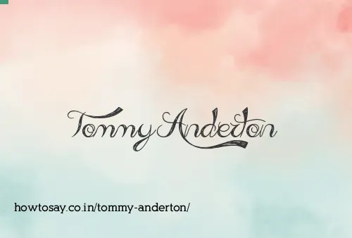 Tommy Anderton