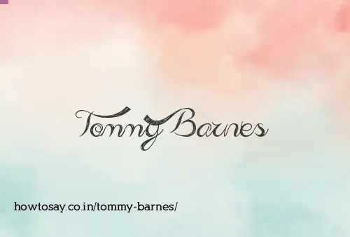 Tommy Barnes