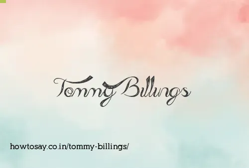 Tommy Billings