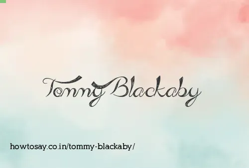 Tommy Blackaby