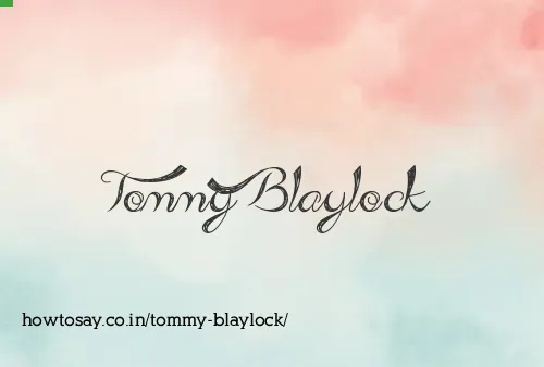 Tommy Blaylock