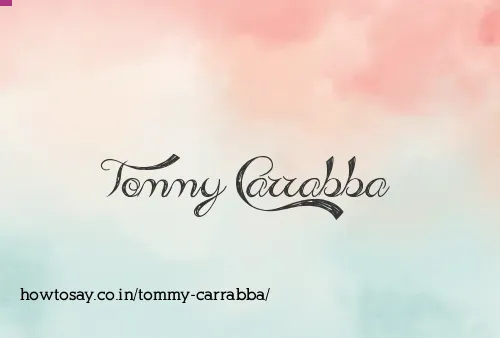 Tommy Carrabba