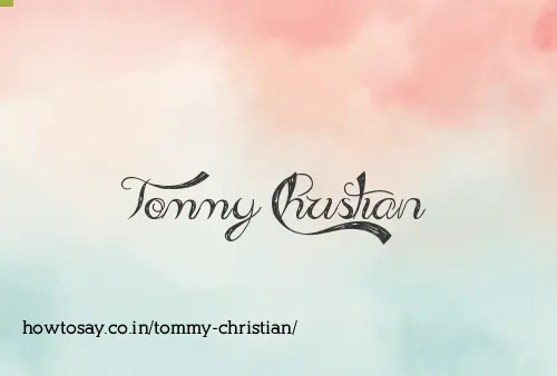 Tommy Christian