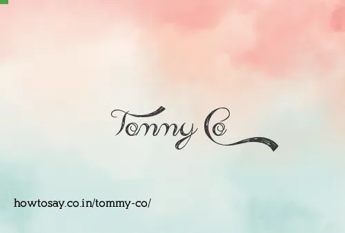 Tommy Co