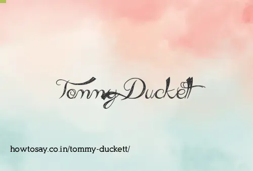 Tommy Duckett
