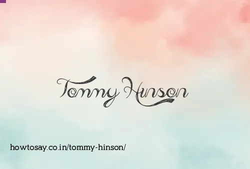 Tommy Hinson