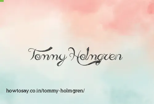 Tommy Holmgren