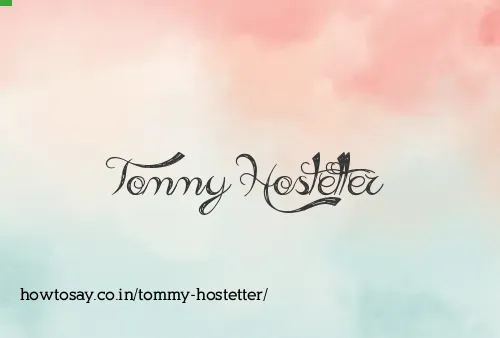 Tommy Hostetter