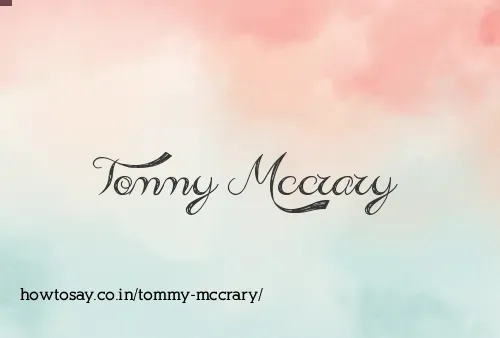 Tommy Mccrary