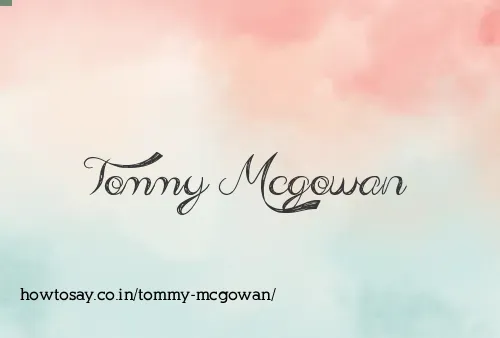 Tommy Mcgowan