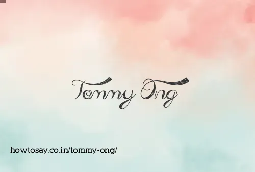 Tommy Ong