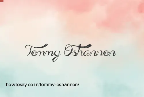 Tommy Oshannon