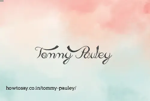 Tommy Pauley