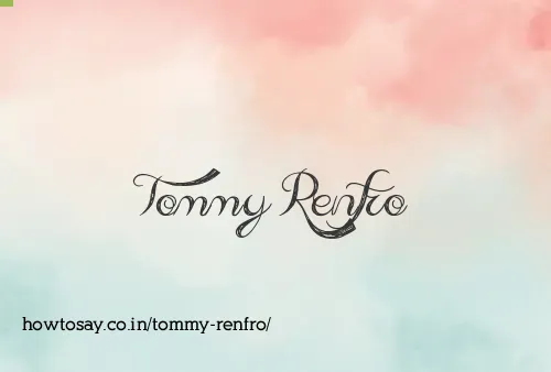 Tommy Renfro