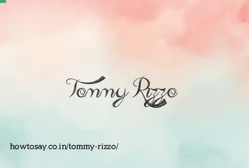Tommy Rizzo
