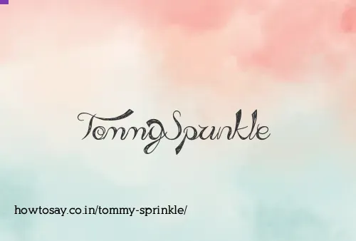 Tommy Sprinkle