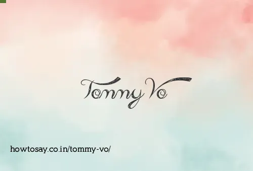 Tommy Vo