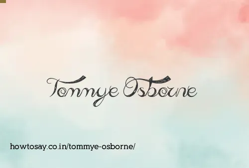 Tommye Osborne