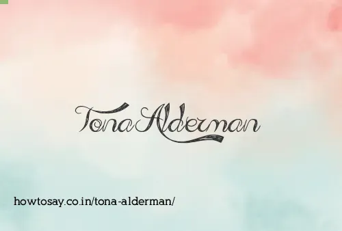 Tona Alderman