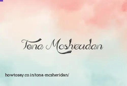 Tona Mcsheridan
