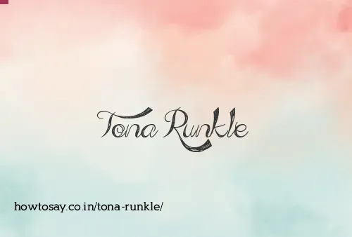Tona Runkle