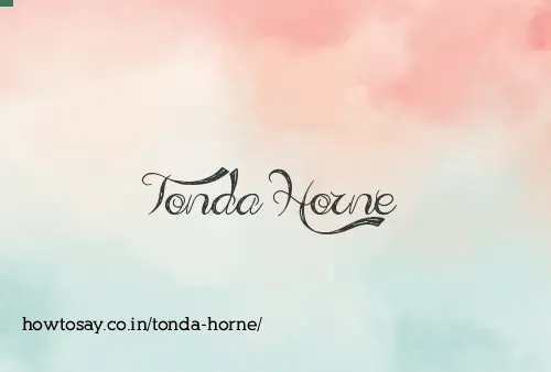 Tonda Horne