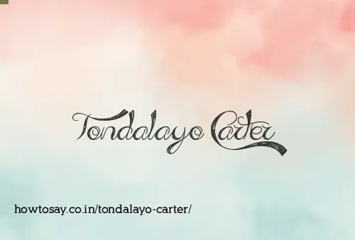 Tondalayo Carter
