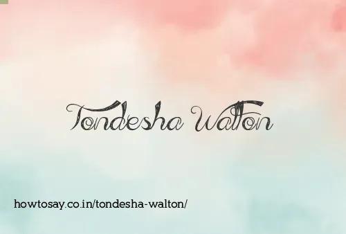 Tondesha Walton