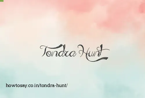 Tondra Hunt