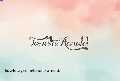 Tonette Arnold