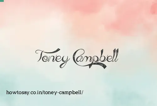 Toney Campbell