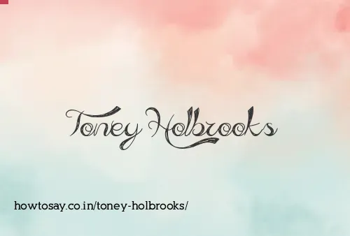 Toney Holbrooks