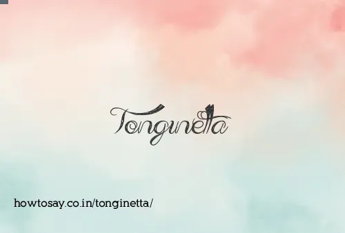 Tonginetta
