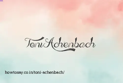 Toni Achenbach