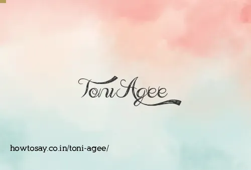 Toni Agee
