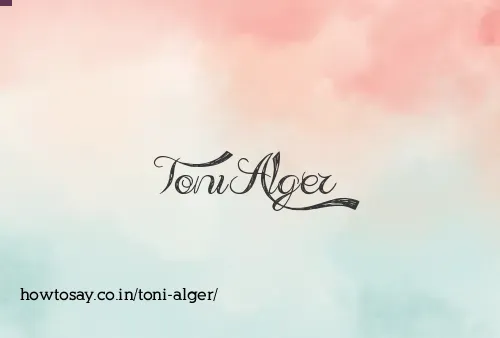 Toni Alger