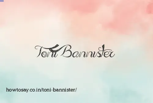 Toni Bannister