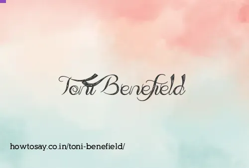 Toni Benefield