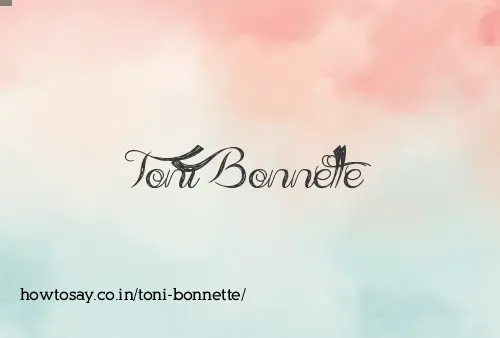 Toni Bonnette